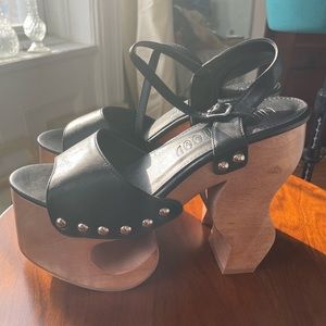 platform, boho baddie heels from dolls kill